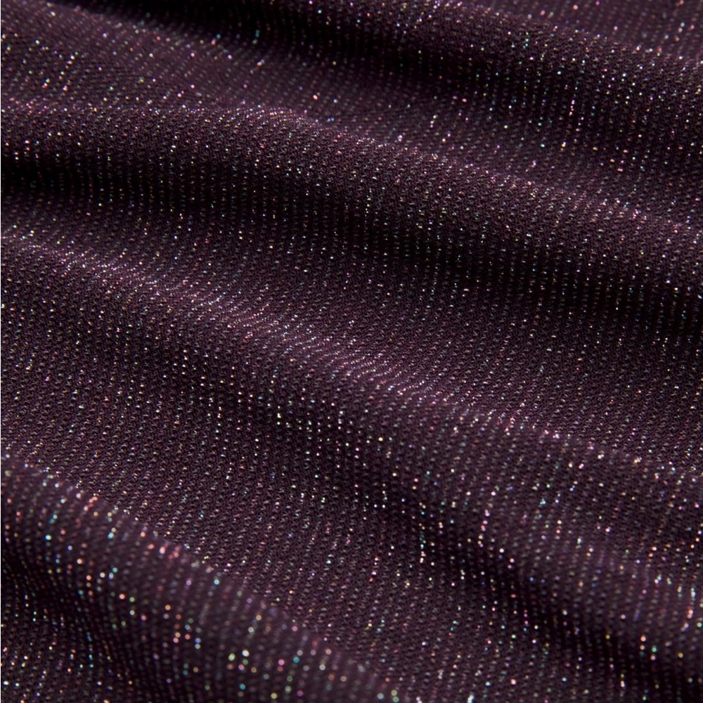 LULULEMON SWIFTLY TECH LONG SLEEVE 2.0 *SPARKLE IN BLACK PLUM/RAINBOW SZ 6 NWT - Picture 4 of 9